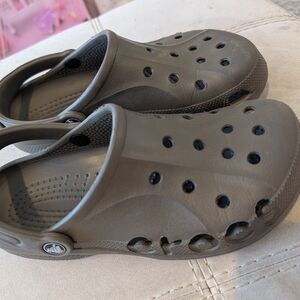 CROCS Gray Loafers & Slip-Ons
